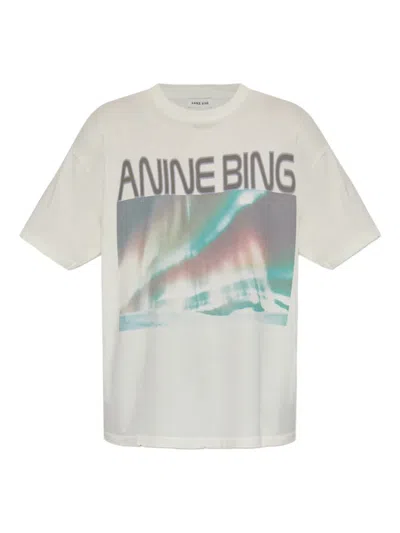 Anine Bing Graphic-print T-shirt In White