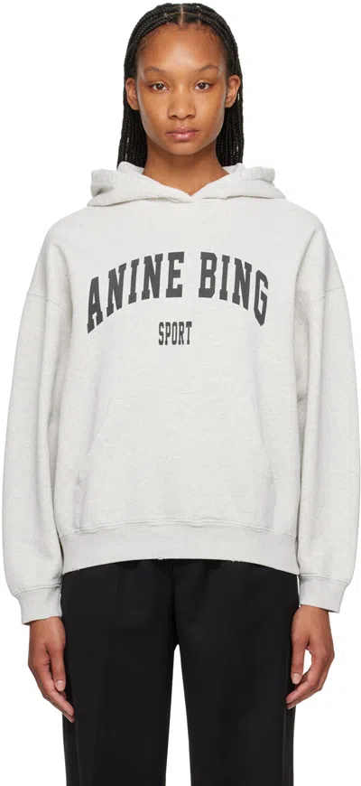 ANINE BING GRAY HARVEY HOODIE