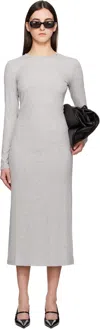 Anine Bing Jo Maxi Dress In Grey Melange