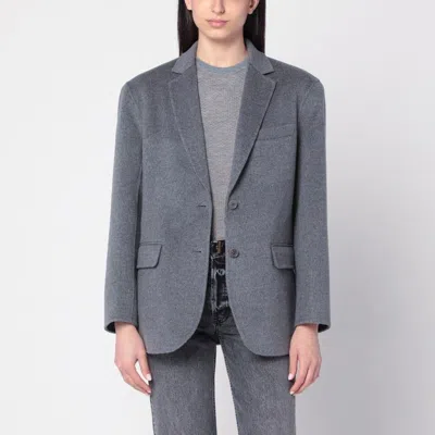 ANINE BING ANINE BING  GRAY QUINN JACKET IN WOOL AND CASHMERE