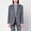 Anine Bing Wool And Cashmere Jacket With Flap Pockets In Gray