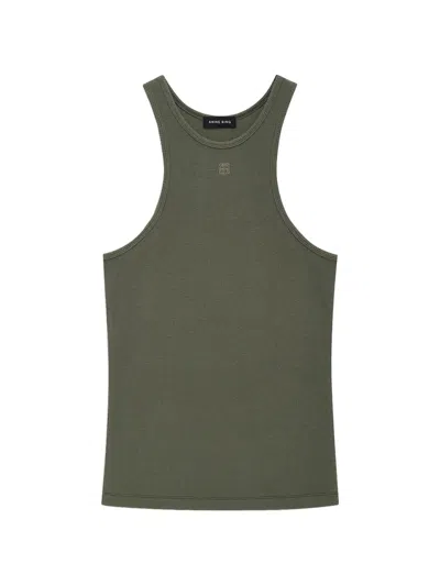 Anine Bing 콜 골지 탱크 탑 In Green