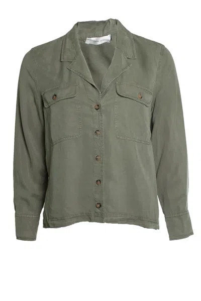 Anine Bing , Green Shirt With Pockets