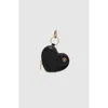 Anine Bing Harriett Coin Purse In Black Embossed In Black
