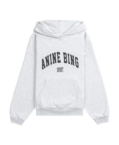 ANINE BING ANINE BING HARVEY LOGO PATCH HOODIE