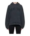 Anine Bing Harvey Logo-print Cotton Hoodie In Black