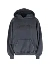 Anine Bing Oversized Grey Sweatshirt With Bold Branding And Relaxed Fit In Black