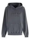 Anine Bing Oversized Grey Sweatshirt With Bold Branding And Relaxed Fit In Gray