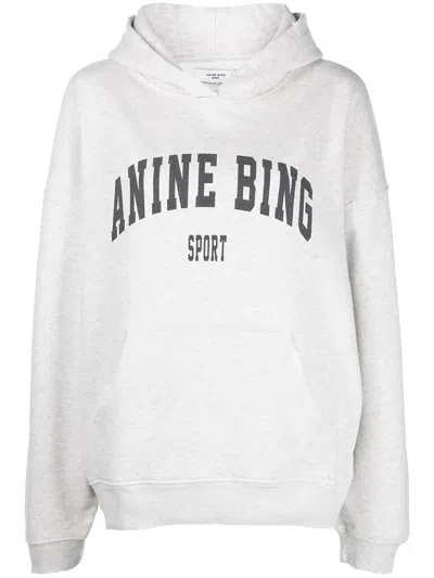 ANINE BING HARVEY LOGO-PRINT SWEATSHIRT