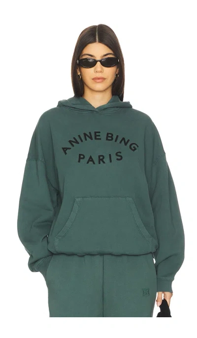 Anine Bing Harvey Paris Sweatshirt In Green