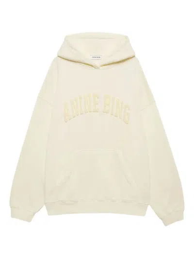 Anine Bing "harvey" Sweatshirt Clothing In Yellow