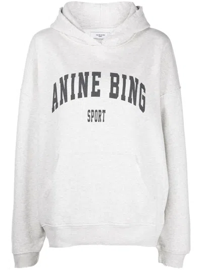 ANINE BING ANINE BING HARVEY SWEATSHIRT  HEATHER GREY