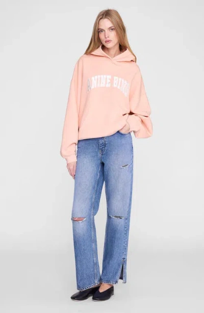 Anine Bing Harvey Sweatshirt In Pink