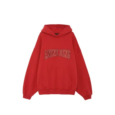 Anine Bing Harvey Logo-embroidered Hoodie In Multi