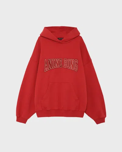 Anine Bing Harvey Sweatshirt - Tango Red In Röd