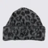 Anine Bing Leopard Wool Beanie