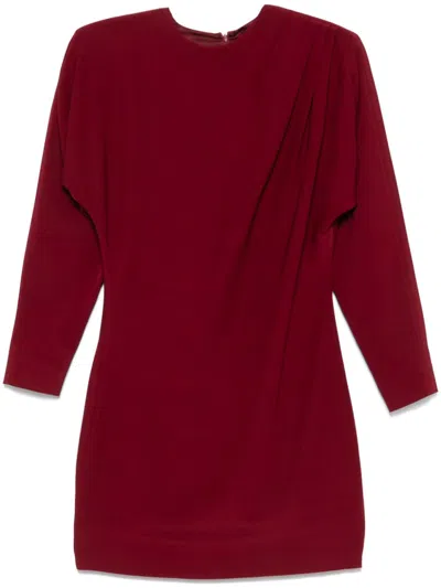 Anine Bing Haven Mini Dress In Red