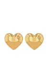 Anine Bing Heart Earrings In Gold In Gold