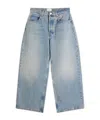 Anine Bing Heath Faded Jeans In Blue
