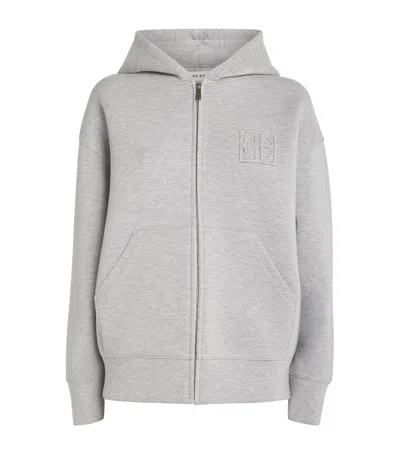 Anine Bing Heather Zip-up Hoodie