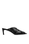 Anine Bing Heeled Mules Eve In Black