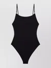 Anine Bing High-cut Leg Swimsuit Scoop Neckline