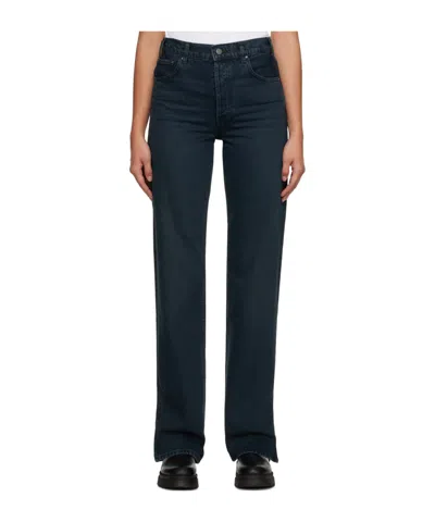 Anine Bing High Waist Straight Jeans
