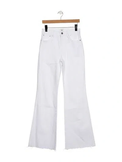 Pre-owned Anine Bing High-rise Flared Jeans In Blue