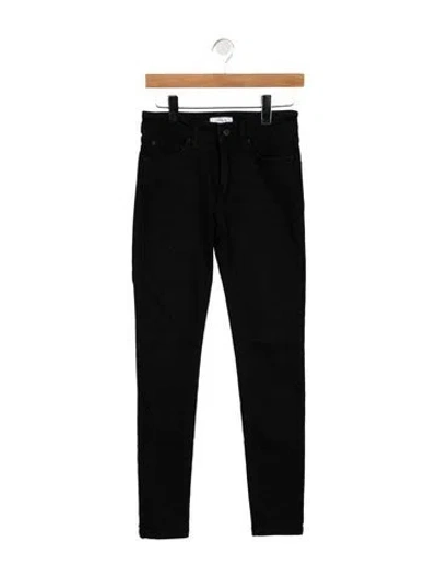 Pre-owned Anine Bing High-rise Skinny Leg Jeans In Black