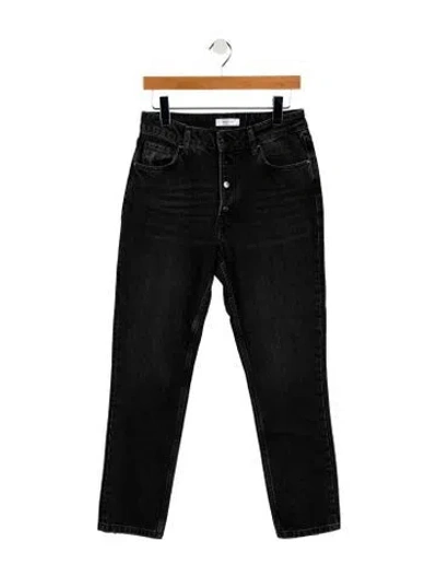 Pre-owned Anine Bing High-rise Skinny Leg Jeans In Blue