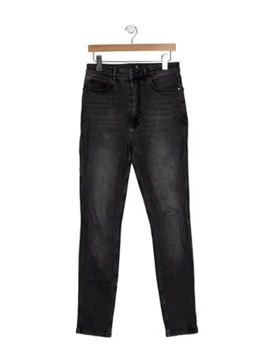 Pre-owned Anine Bing High-rise Skinny Leg Jeans In Multi
