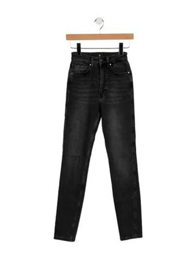 Pre-owned Anine Bing High-rise Skinny Leg Jeans In Multicolor