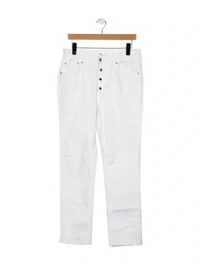 Pre-owned Anine Bing High-rise Straight Leg Jeans In Multi