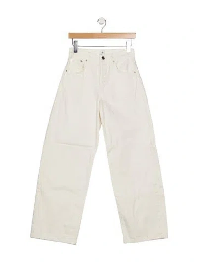 Pre-owned Anine Bing High-rise Straight Leg Jeans In Multicolor