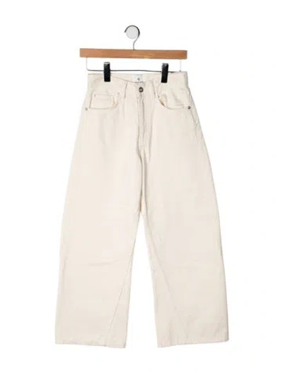 Pre-owned Anine Bing High-rise Wide Leg Jeans In Multicolor