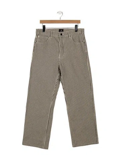 Pre-owned Anine Bing High-rise Wide Leg Jeans In Neutral