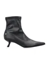 Anine Bing Hilda High-shine Ankle Boots In Black