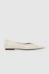Anine Bing Hilda Flats - Bone Patent 38