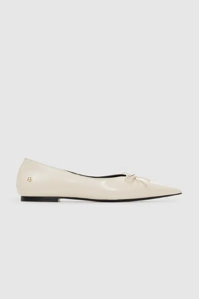 Anine Bing Hilda Flats - Bone Patent 38