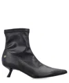 Anine Bing Hilda High-shine Ankle Boots In Black