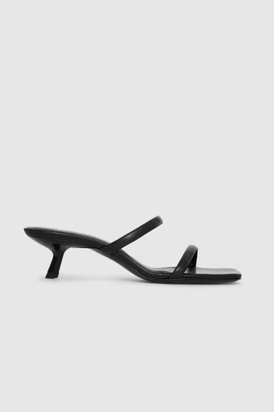 ANINE BING ANINE BING HILDA MULE SANDALS IN BLACK