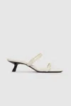 Anine Bing Hilda Mule Sandals In Bone