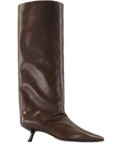 ANINE BING ANINE BING HILDA POINTED-TOE TALL BOOTS