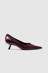 Anine Bing Hilda Pumps In Dark Red Patent In Red