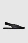 Anine Bing Hilda Slingback Flats - Black 41