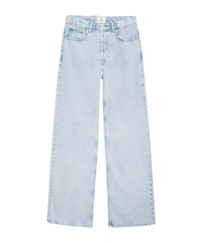 ANINE BING ANINE BING HUGH LOGO PATCH JEANS