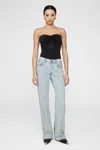 ANINE BING ANINE BING HUGH JEAN IN BLEACHED BLUE