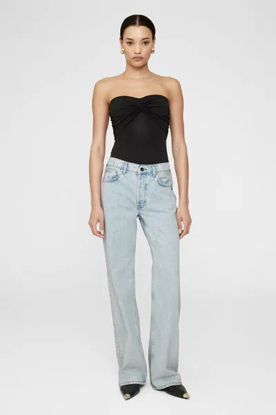 Anine Bing Hugh Jean In Bleached Blue