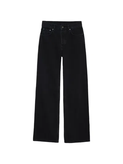 Anine Bing Hugh Jeans 32" In Black