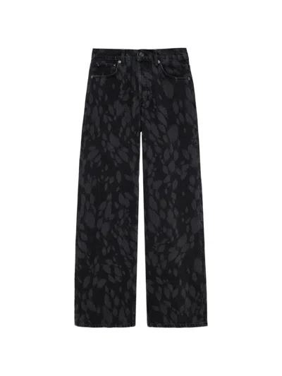 Anine Bing Hugh Jeans 34" In Black